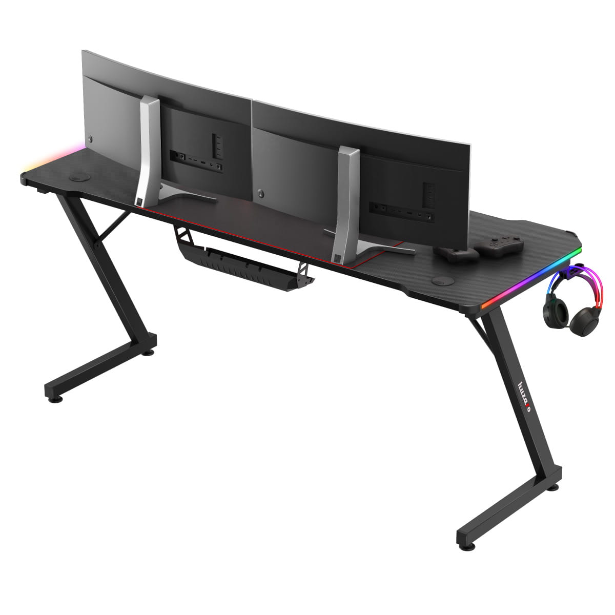 Biurko Gamingowe Huzaro Hero 4.8 RGB 160 cm