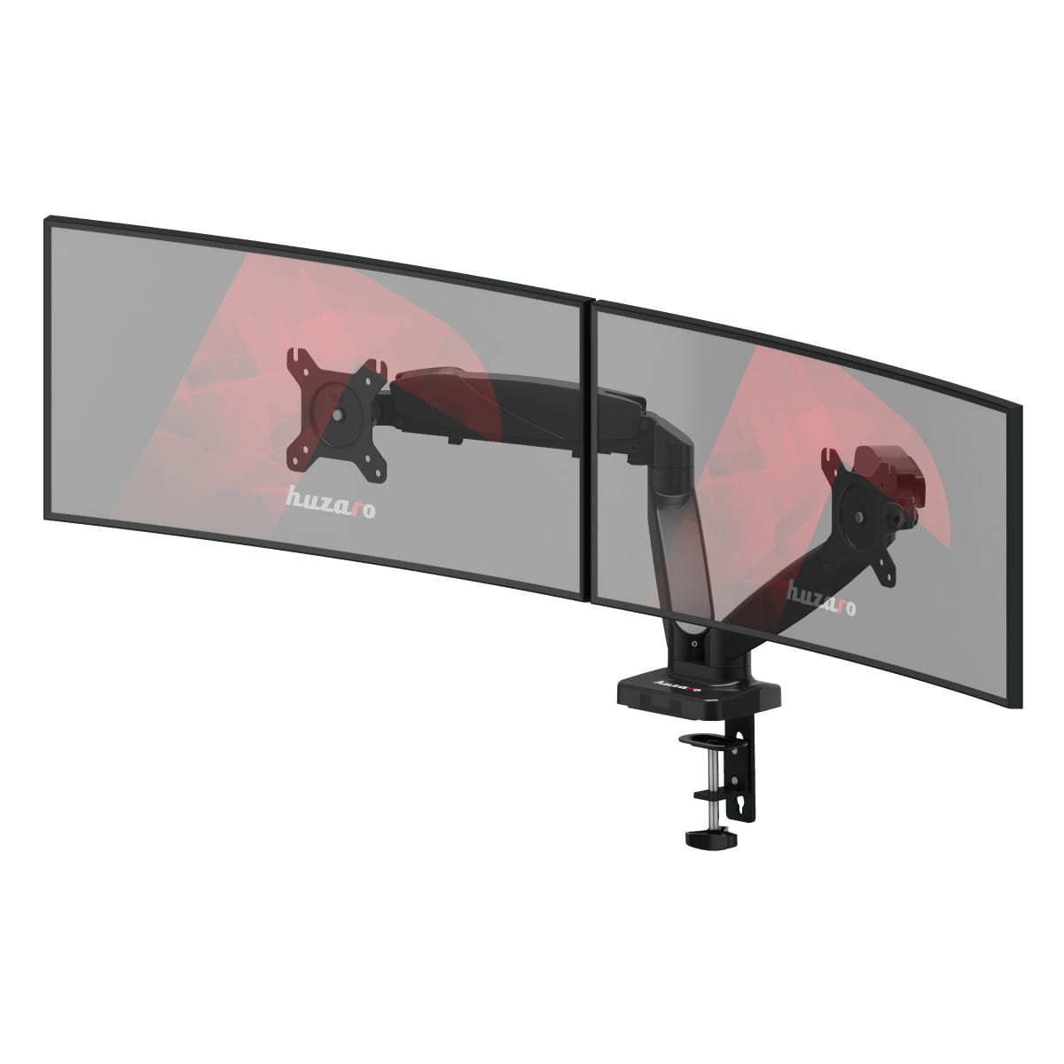 Uchwyt obrotowy  Huzaro Motion 2.2  na dwa monitory
