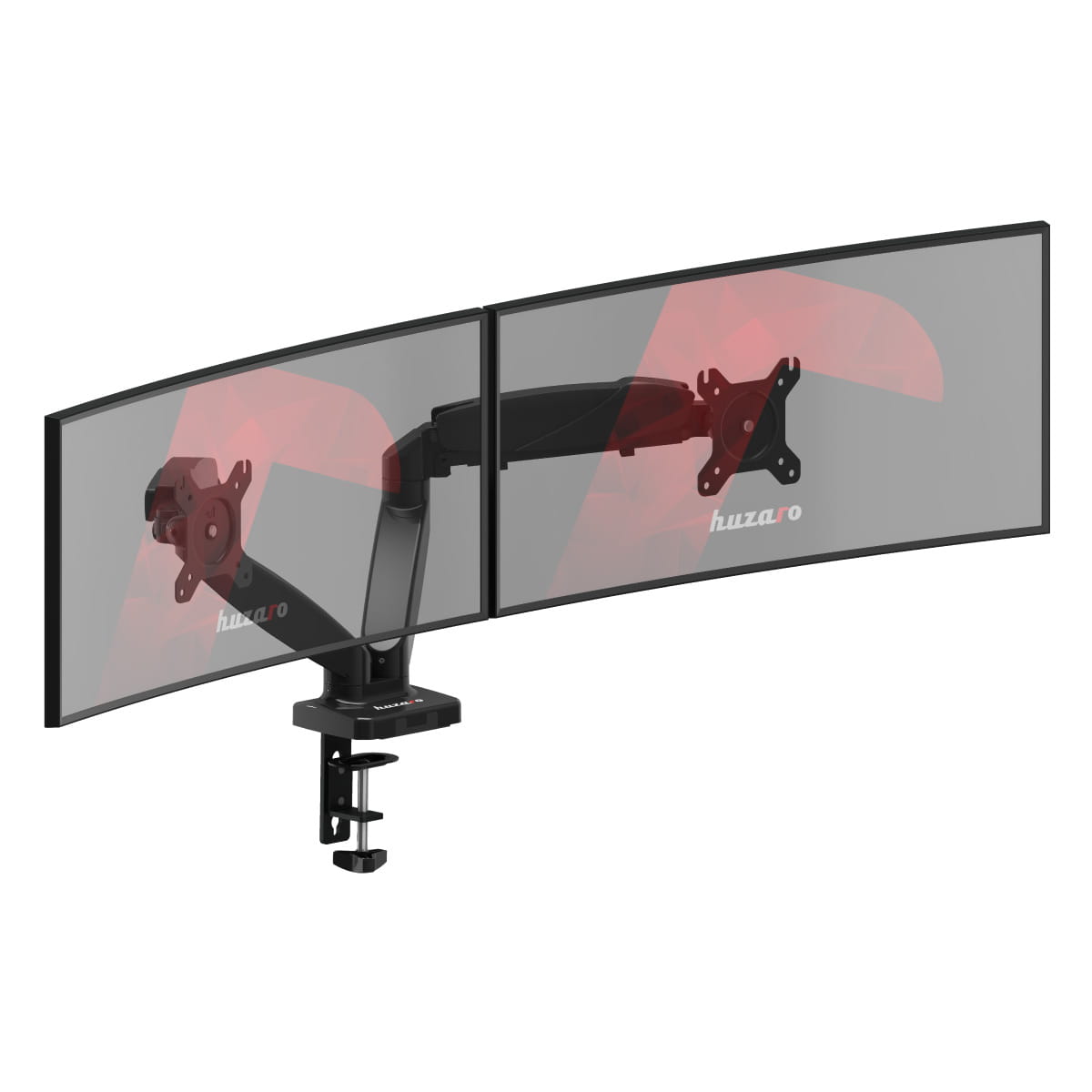 Uchwyt obrotowy  Huzaro Motion 2.2  na dwa monitory