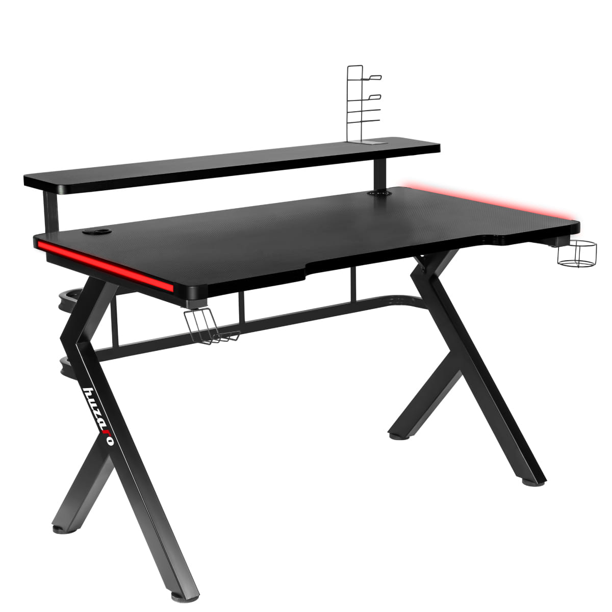 Biurko Gamingowe Huzaro Hero 5.0 RGB LED 120 cm OUTLET