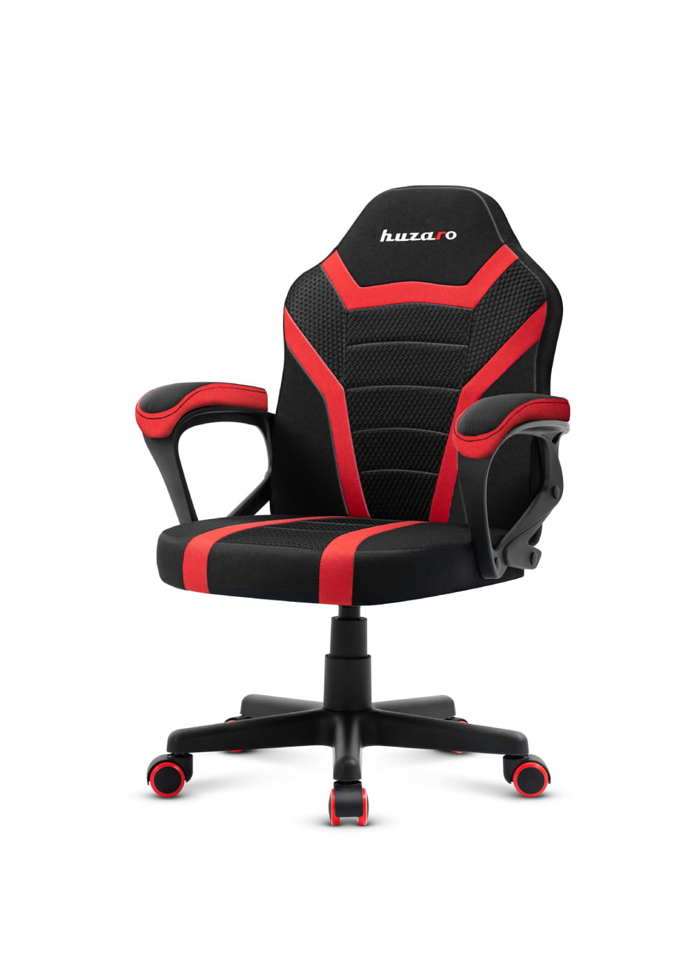 Fotel Gamingowy dla dziecka HUZARO RANGER 1.0 Red Mesh OUTLET