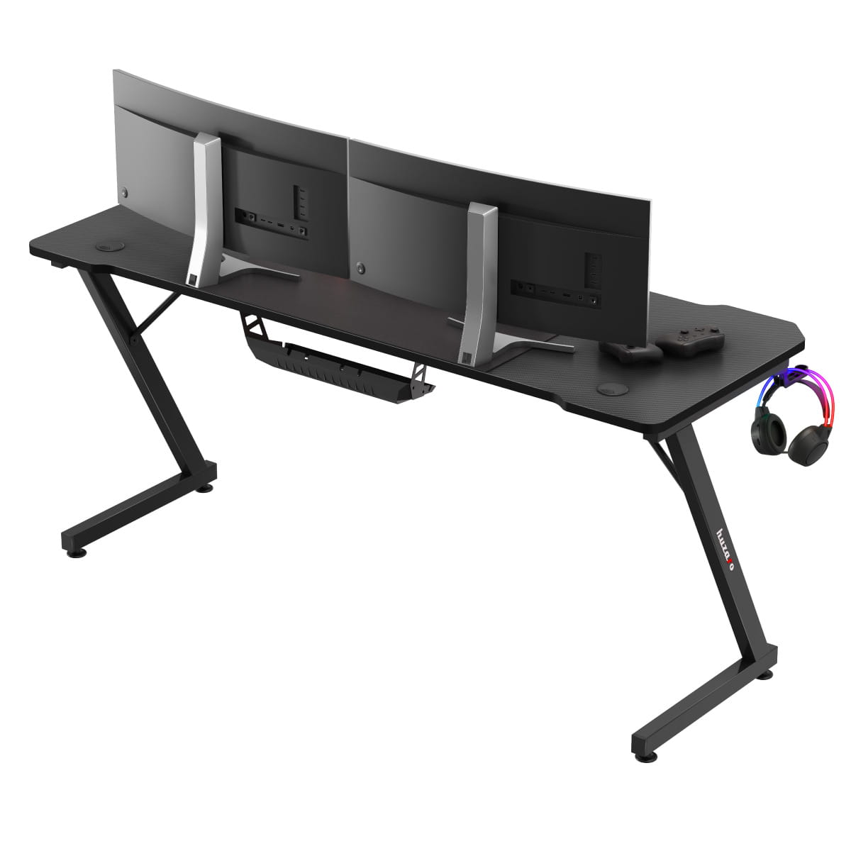Biurko gamingowe Huzaro Hero 4.8 Black 160 cm