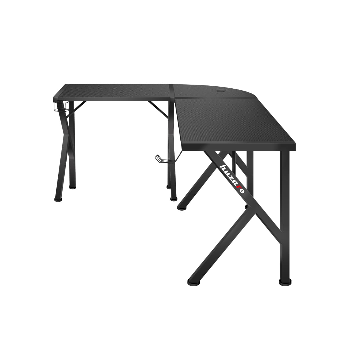 Biurko Gamingowe Huzaro Hero 6.3 Black 154 cm OUTLET