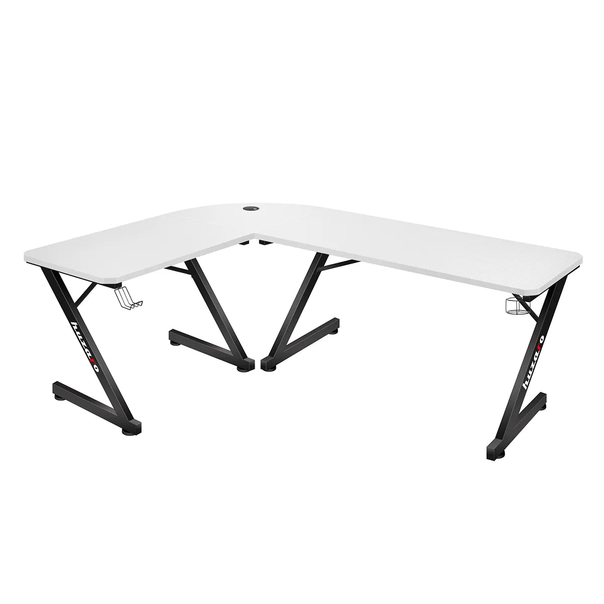 Biurko Gamingowe Huzaro Hero 7.0 White 154 cm