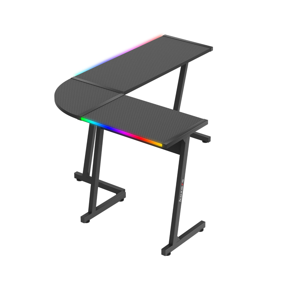 Biurko Gamingowe HUZARO HERO 6.0 Black RGB Smart 147 cm OUTLET