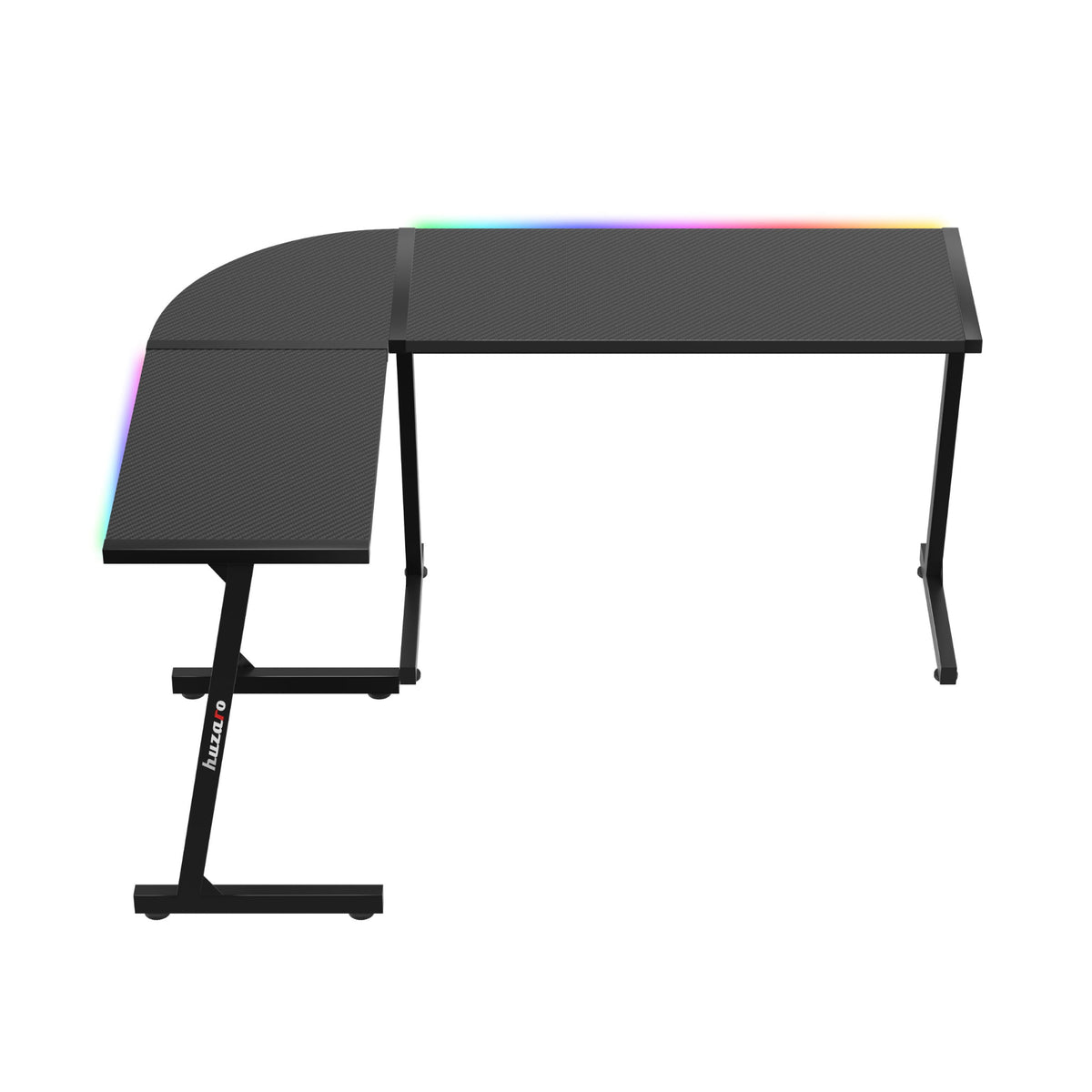 Biurko Gamingowe HUZARO HERO 6.0 Black RGB Smart 147 cm OUTLET