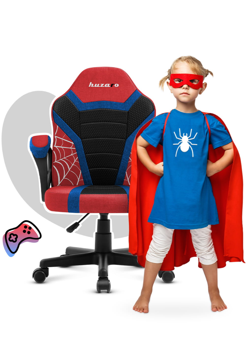Fotel Gamingowy dla dziecka Huzaro Ranger 1.0 Spider Mesh OUTLET