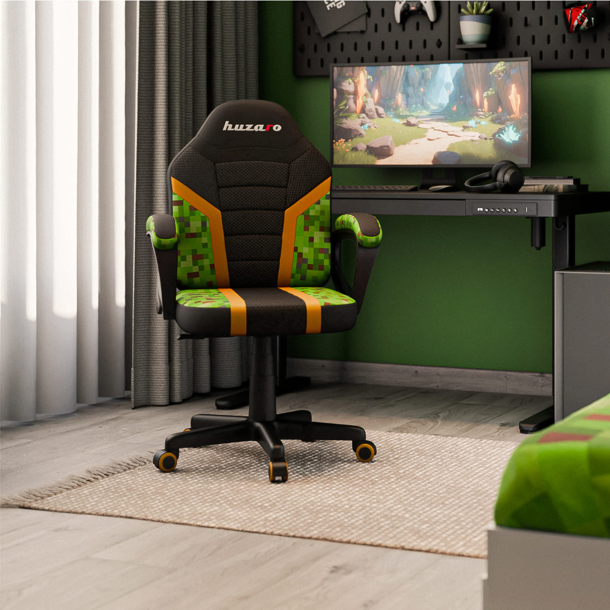 Fotel Gamingowy dla dziecka Huzaro RANGER 1.0 Pixel Mesh
