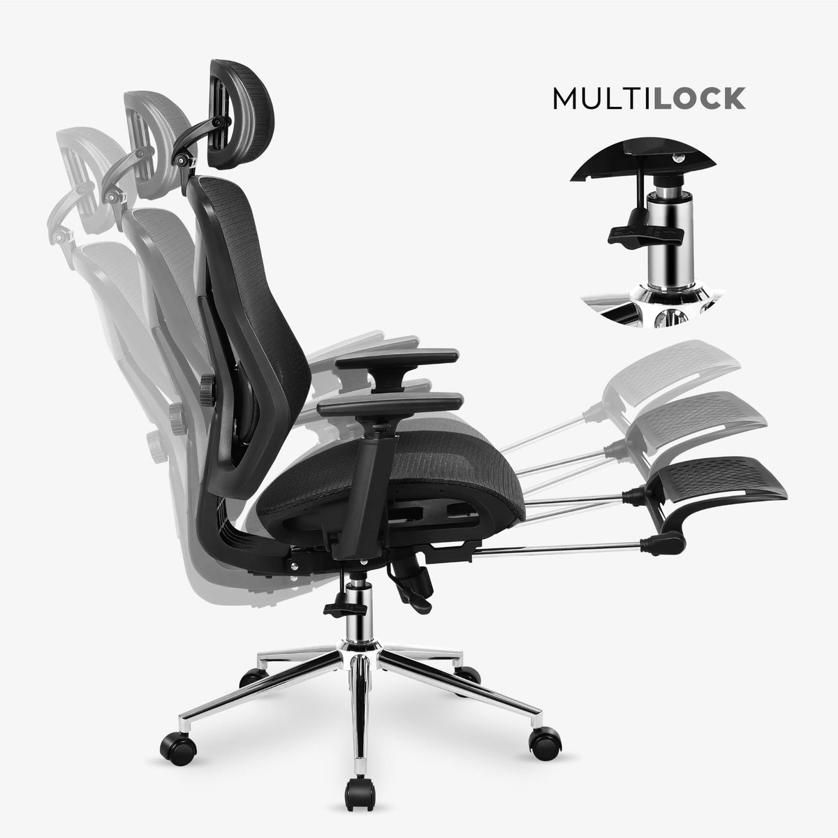 Fotel obrotowy Mark Adler Expert 5.7 Black OUTLET