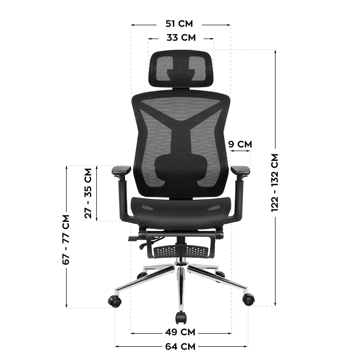 Fotel obrotowy Mark Adler Expert 5.7 Black OUTLET