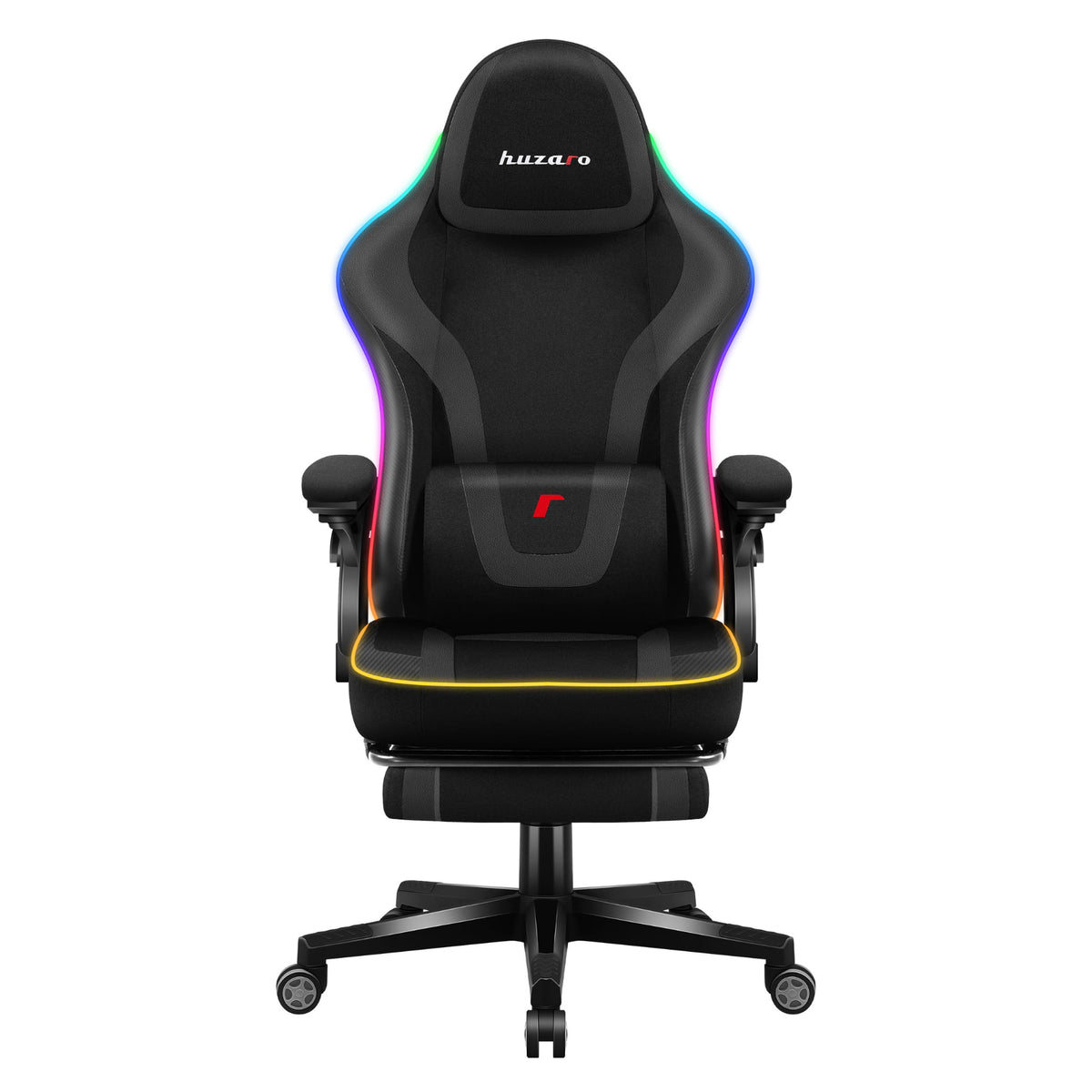 Fotel gamingowy Huzaro Force 4.6 Black RGB Smart