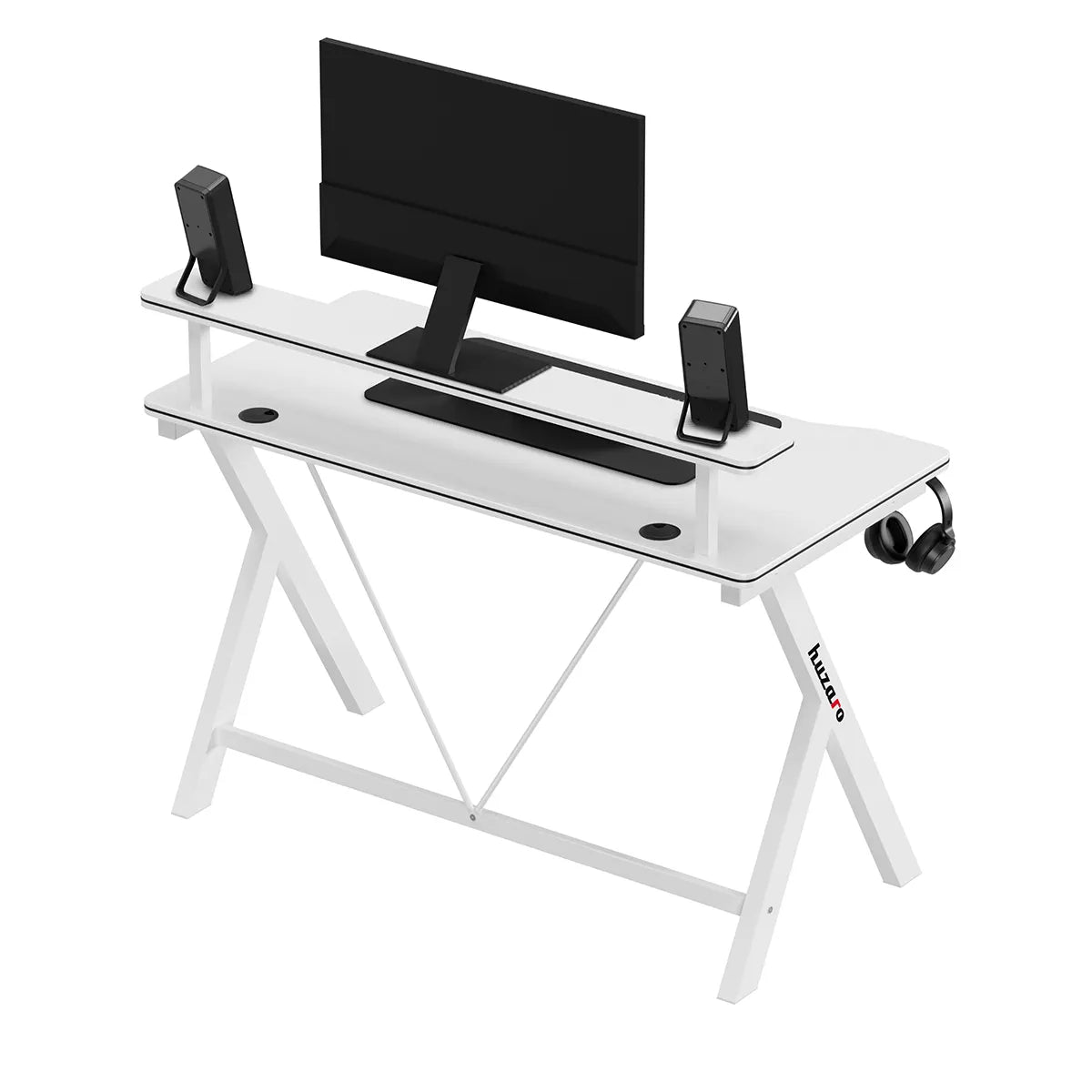 Biurko gamingowe 120 cm Huzaro Hero 1.9 White