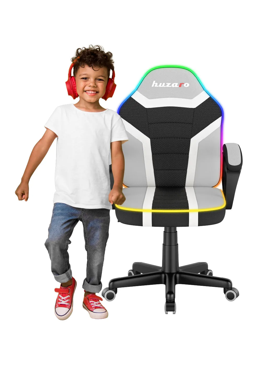 OUTLET Fotel gamingowy dla dziecka Huzaro Ranger 1.0 RGB