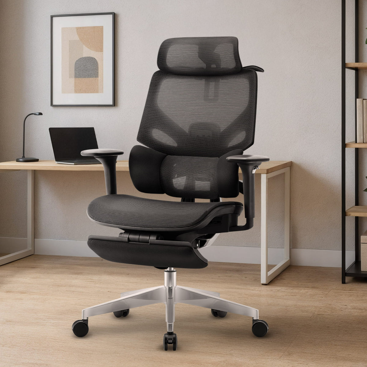 Fotel ergonomiczny Mark Adler Expert 8.7 Black Mesh