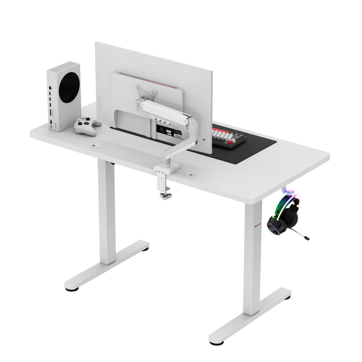 Biurko elektryczne gamingowe Huzaro Hero 8.1 White 120 cm