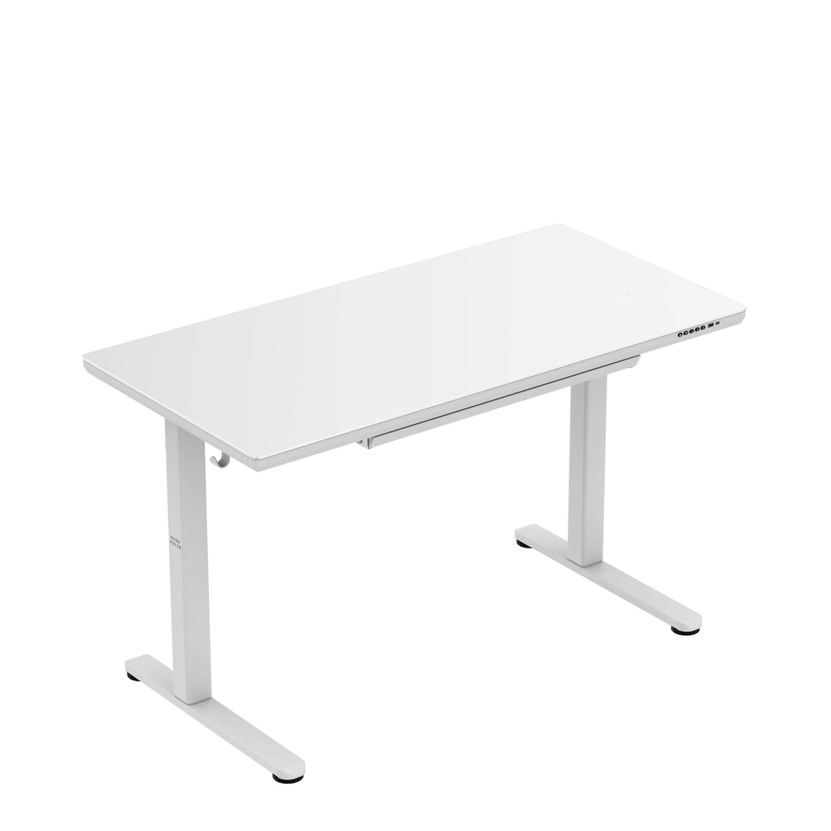 Biurko elektryczne ze szklanym blatem Mark Adler Leader 8.5 White