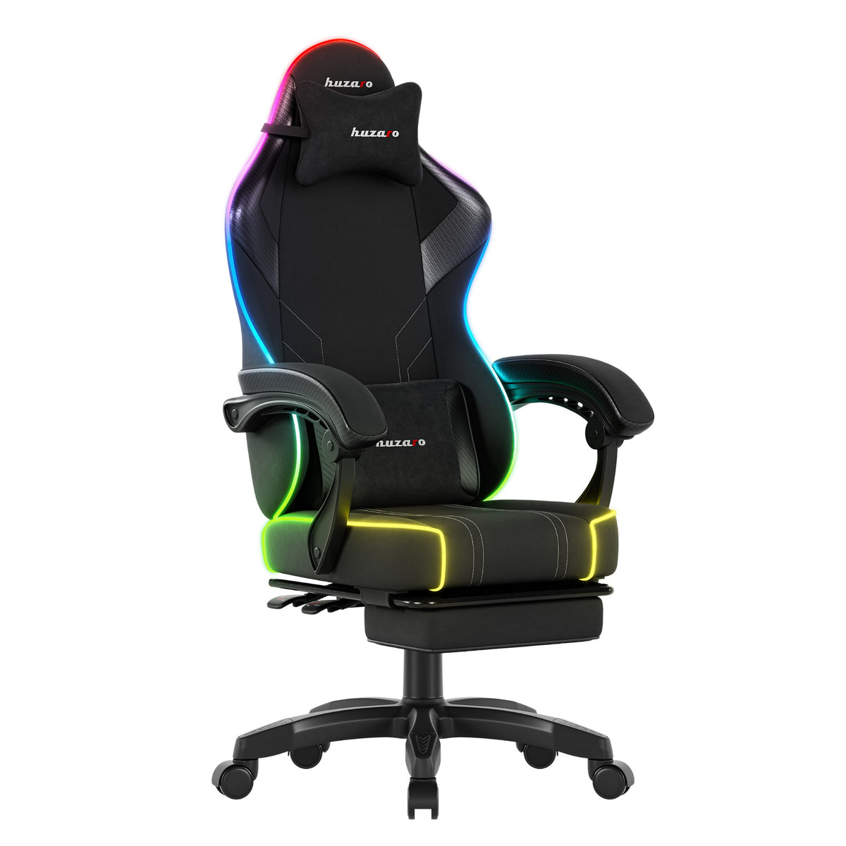 Fotel gamingowy Huzaro Force 3.7 RGB Black