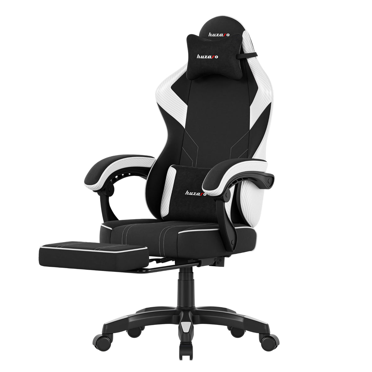 Fotel gamingowy Huzaro Force 3.7 White Carbon