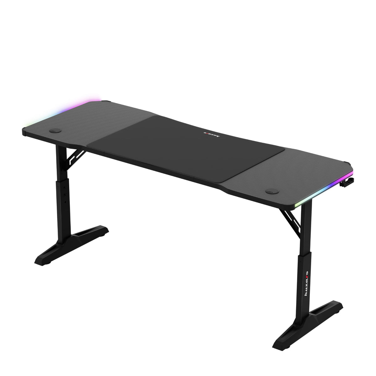 Biurko gamingowe Led Huzaro Hero 4.6 RGB Black 160 cm