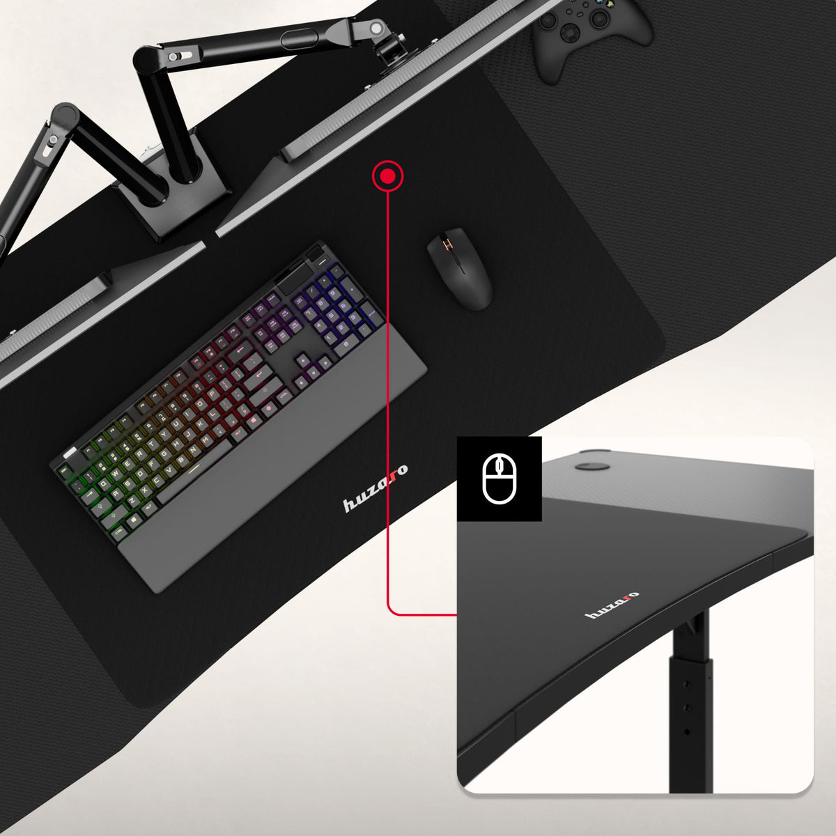 Stylowa podkładka XXL w zestawie