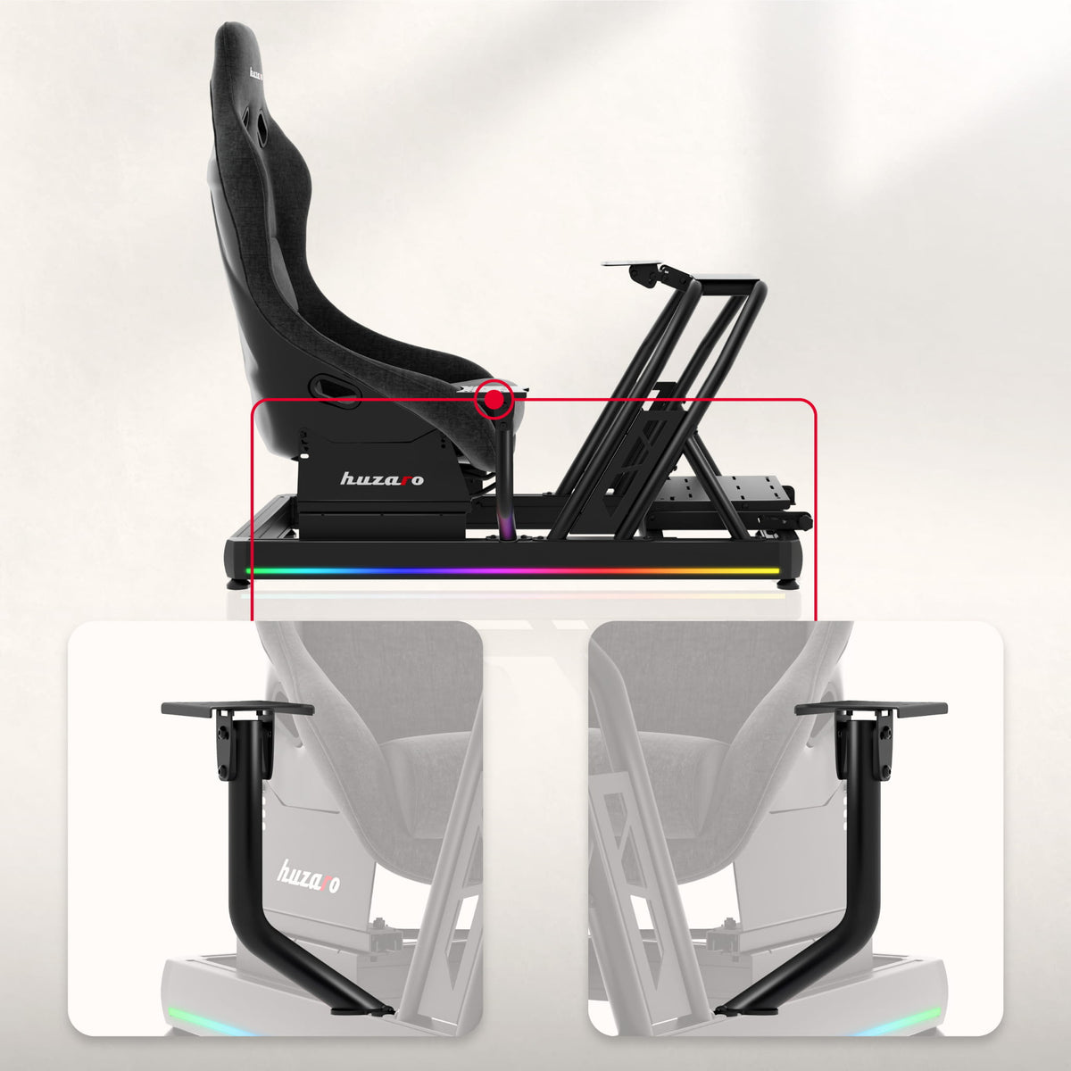 Kokpit wyścigowy Huzaro Speed 9.0 sim racing