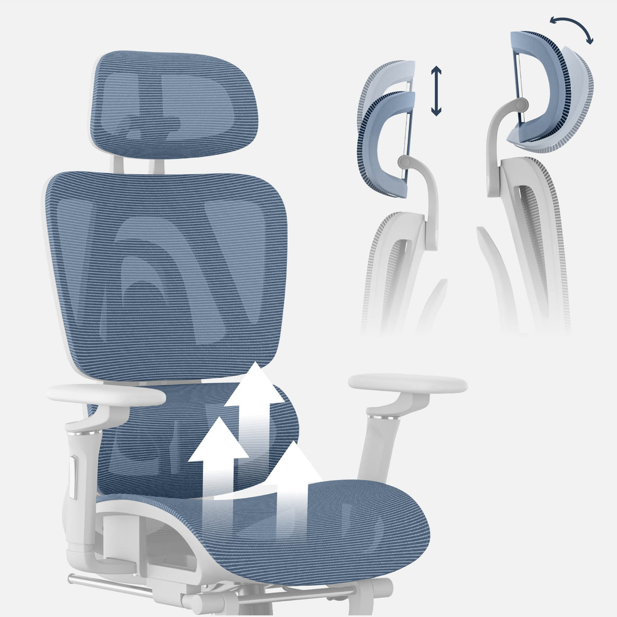 Fotel ergonomiczny Mark Adler Expert 7.9 Grey