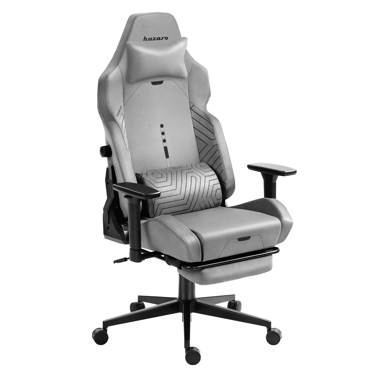 Fotel Gamingowy HUZARO FORCE 8.1 Grey OUTLET