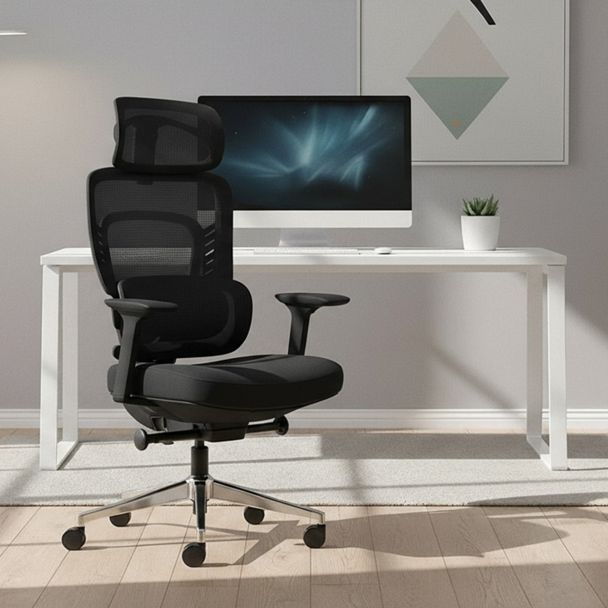 Fotel biurowy z masażem Mark Adler Visioner 6.1 Black