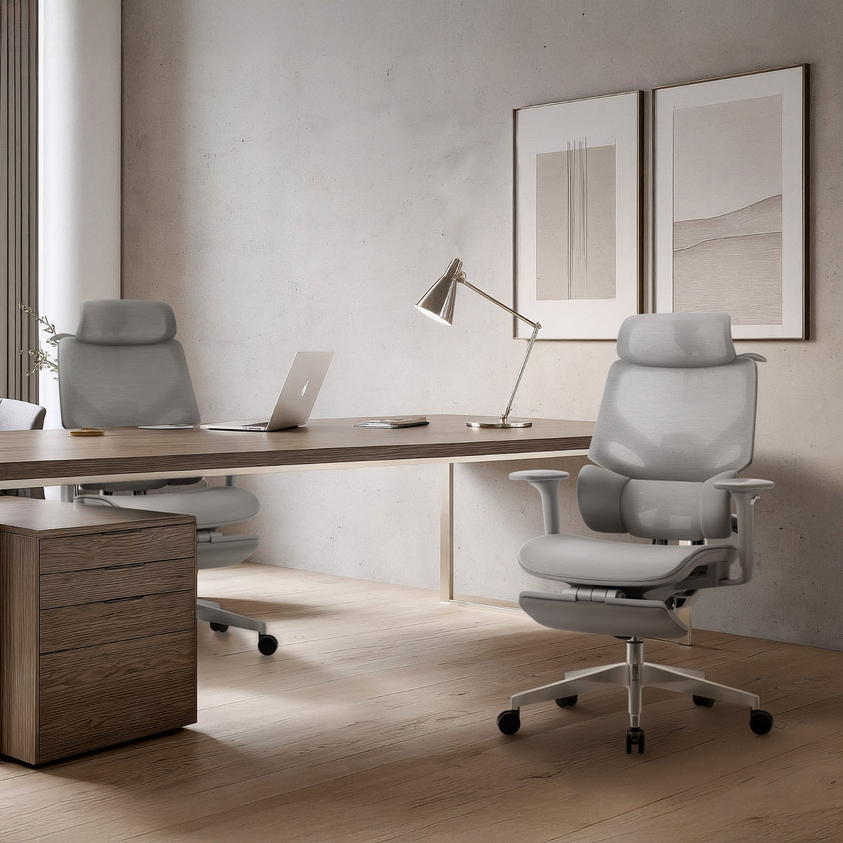 Fotel ergonomiczny Mark Adler Expert 8.7 Grey Mesh
