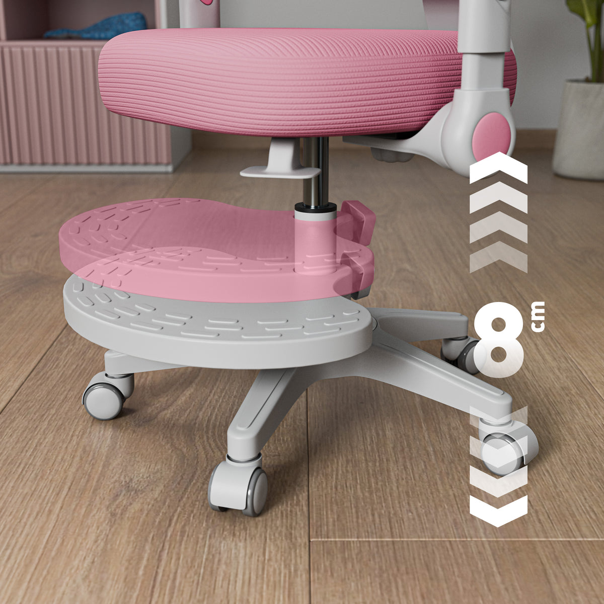 Fotel obrotowy Mark Adler JUNIOR 5.0 Pink