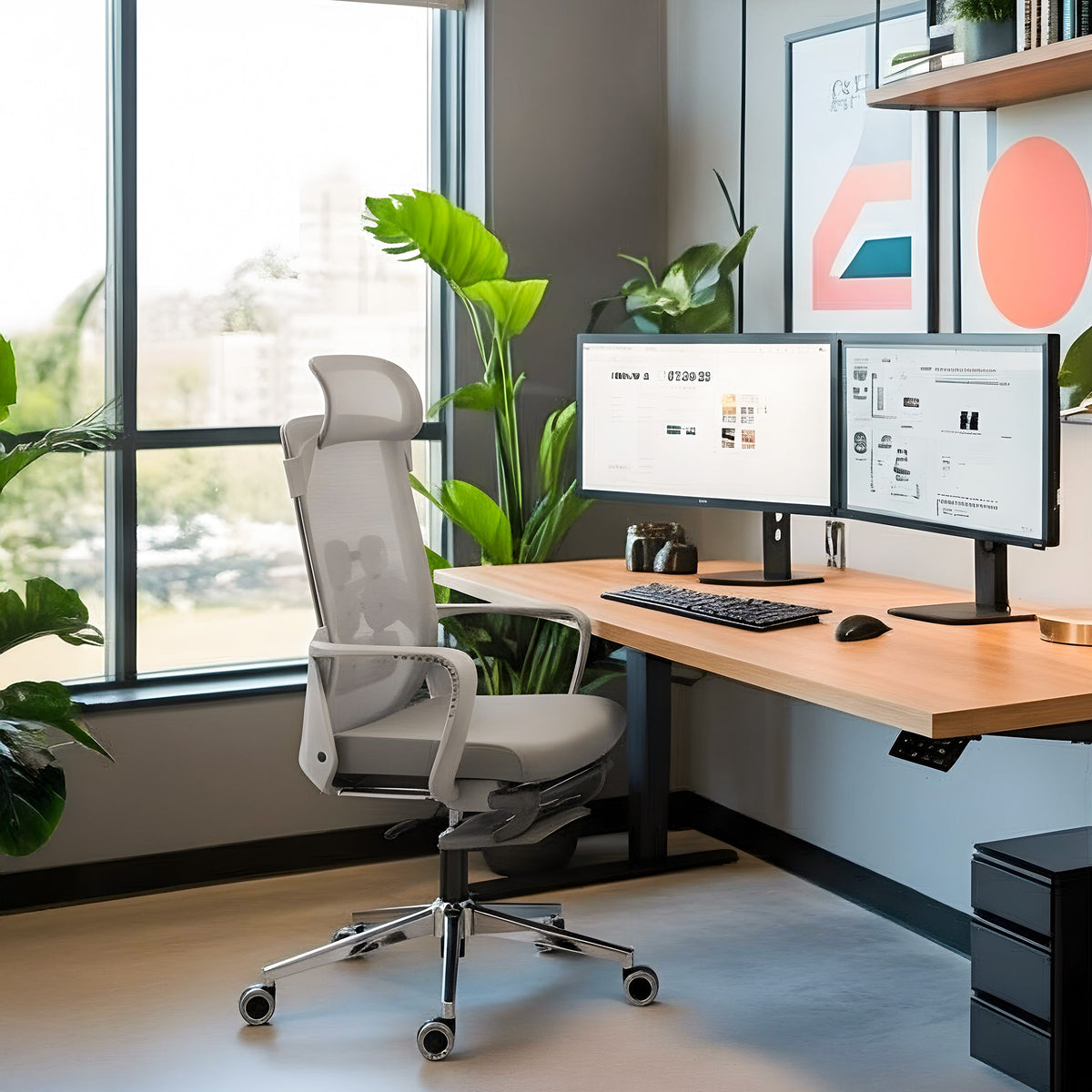 Fotel ergonomiczny Mark Adler Manager 3.6 Grey
