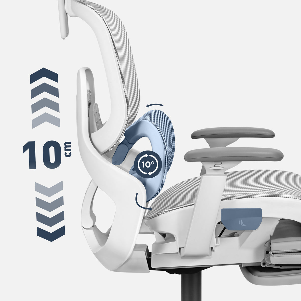 Fotel ergonomiczny Mark Adler Expert 9.3 Grey