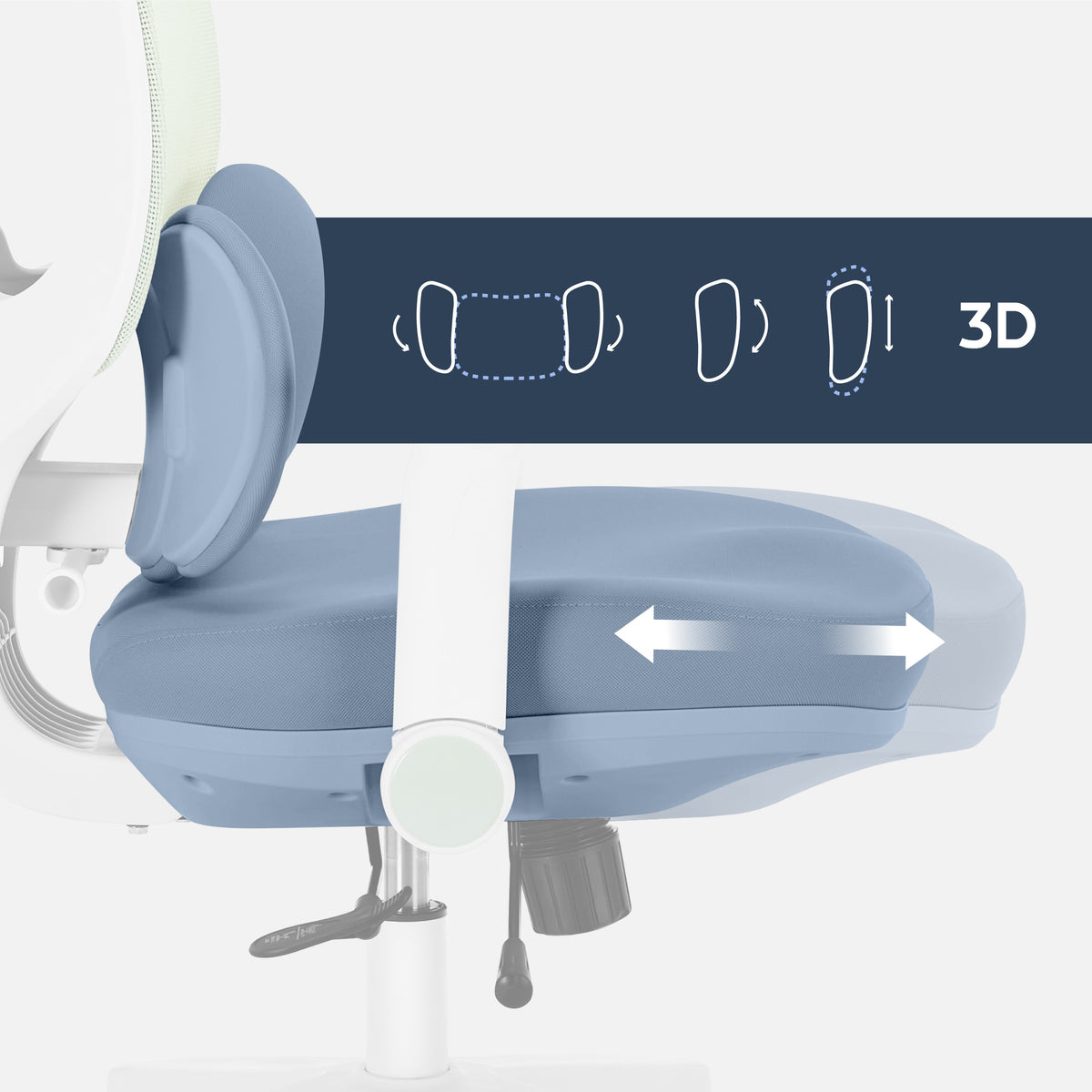 Fotel ergonomiczny dla dziecka Mark Adler Junior 6.3 Green