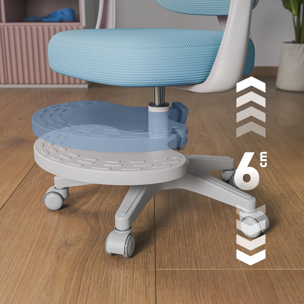 Fotel ergonomiczny dla dzieci Mark Adler Junior 4.4 Blue