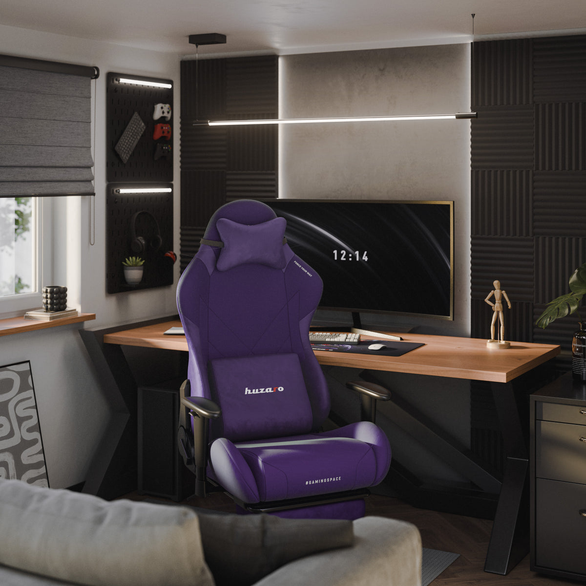 Fotel gamingowy Huzaro Force 5.7 Purple
