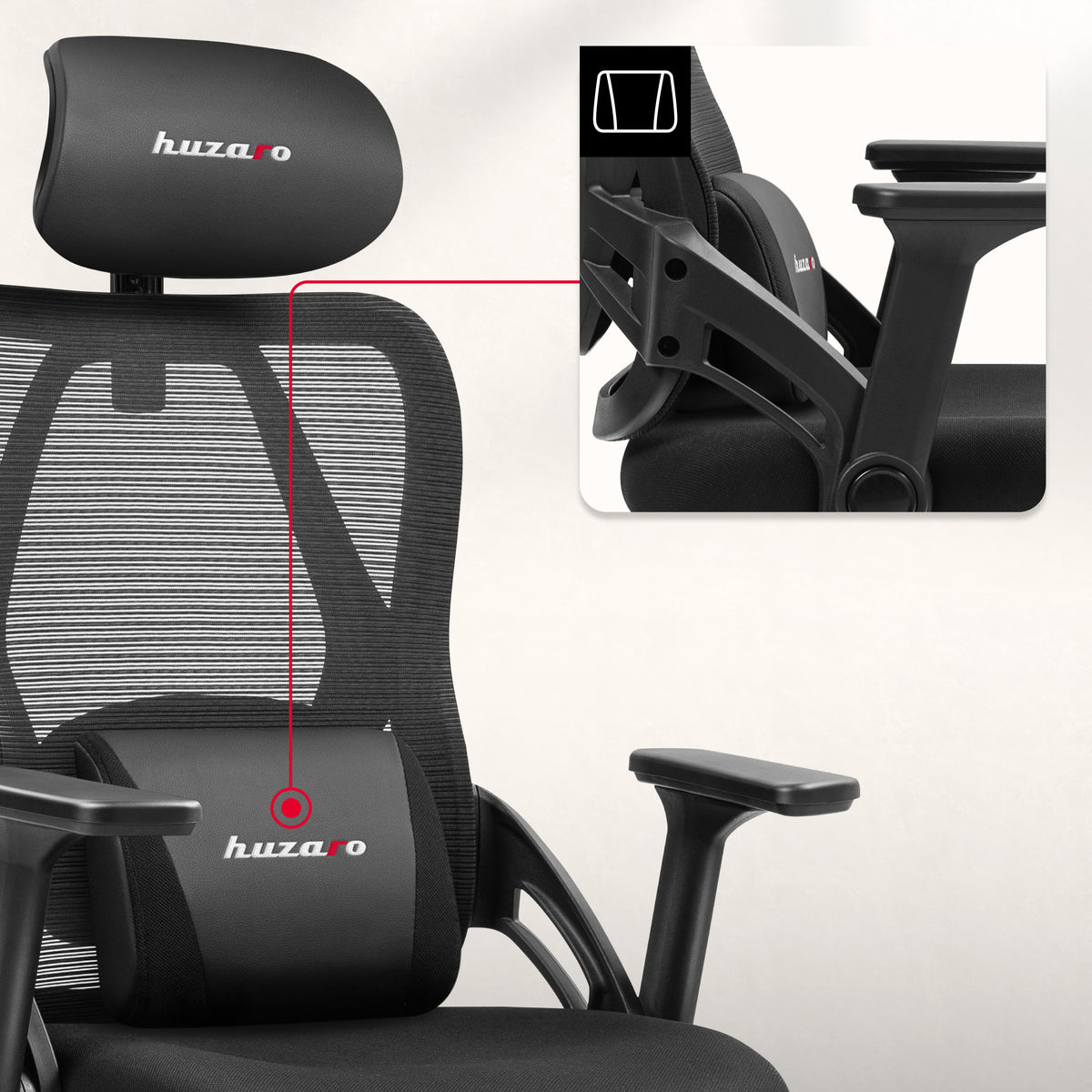 Fotel gamingowy Huzaro Combat 2.7 Black