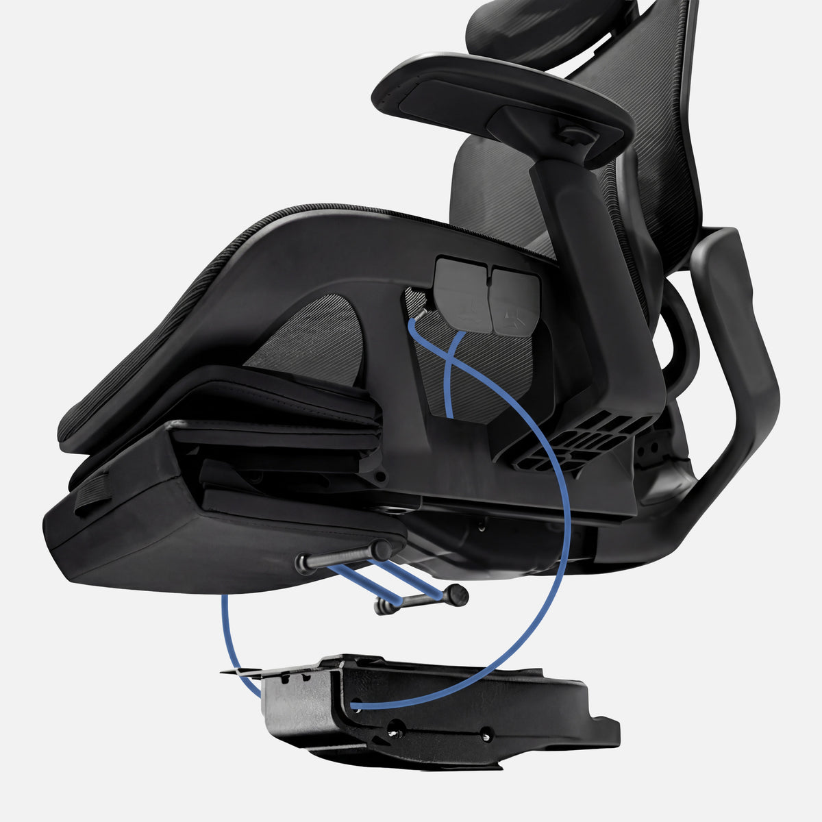 Fotel ergonomiczny z podnóżkiem Mark Adler Expert 9.3 Black