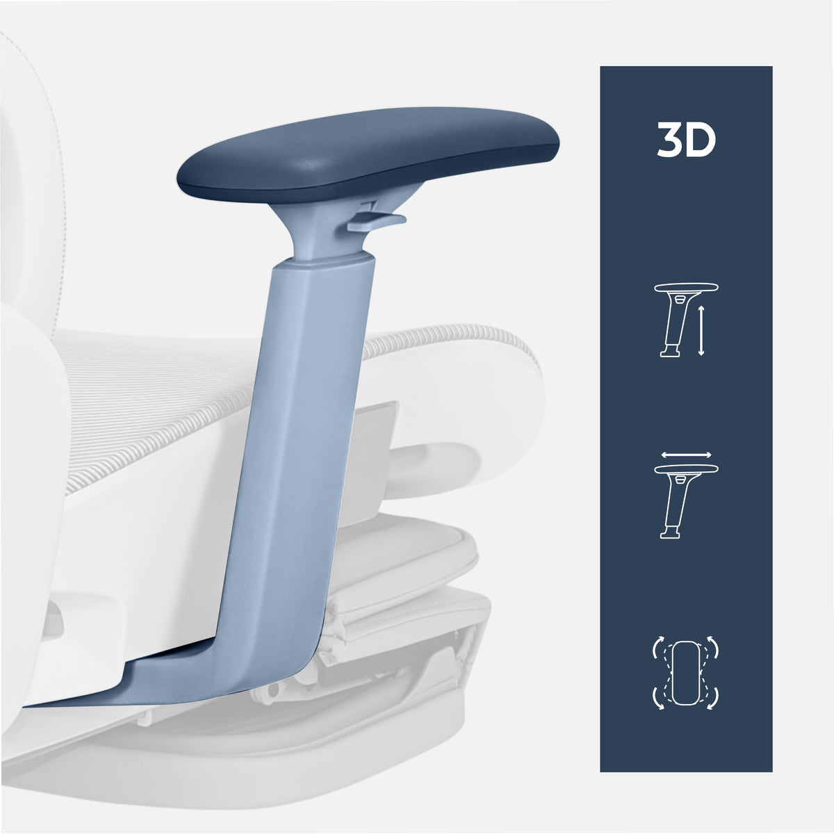 Podłokietniki 3D – pełna swoboda i ergonomia
