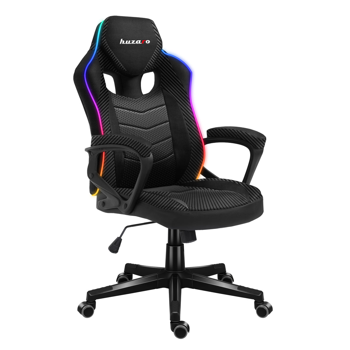 Fotel Gamingowy Huzaro Force 2.5 RGB Carbon Mesh