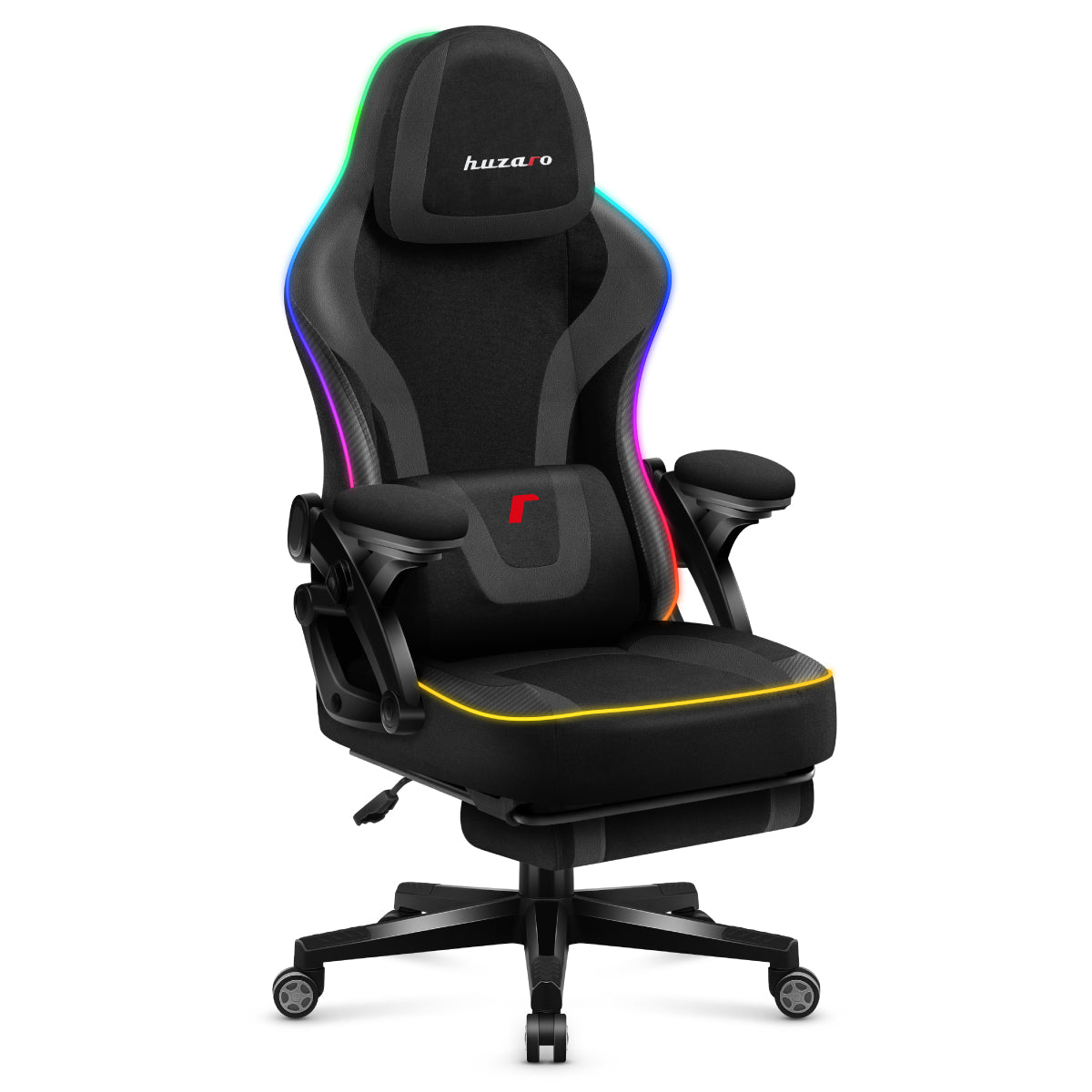 Fotel gamingowy Huzaro Force 4.6 Black RGB Smart