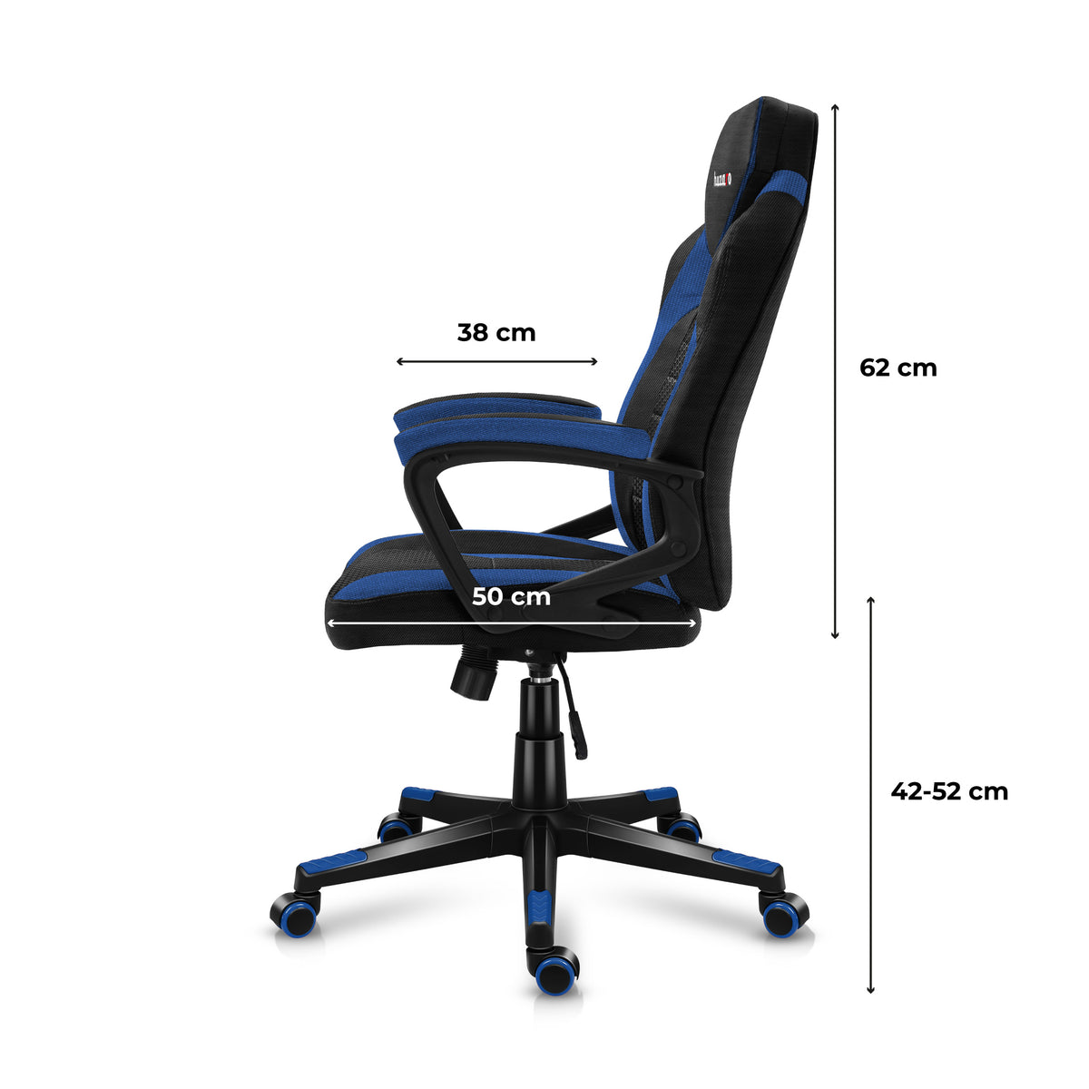 Fotel Gamingowy HUZARO FORCE 2.5 Blue Mesh