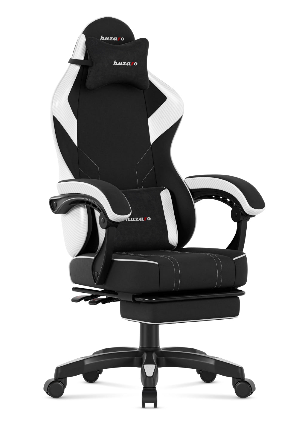 Fotel gamingowy Huzaro Force 3.7 White Carbon