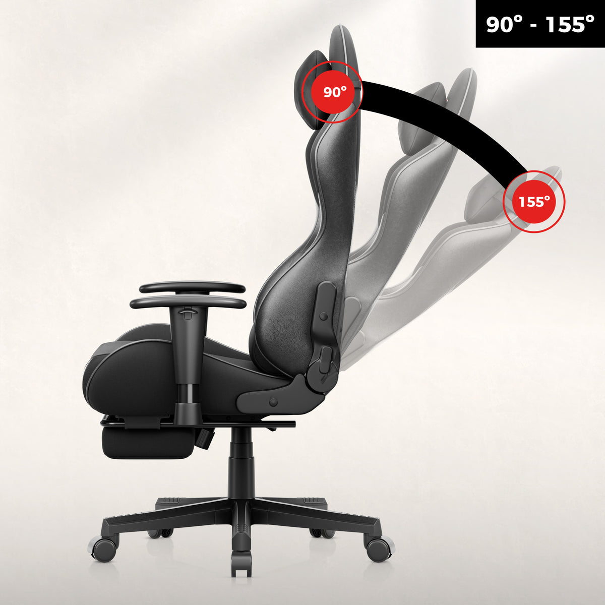 Fotel gamingowy Huzaro Force 5.7 Black