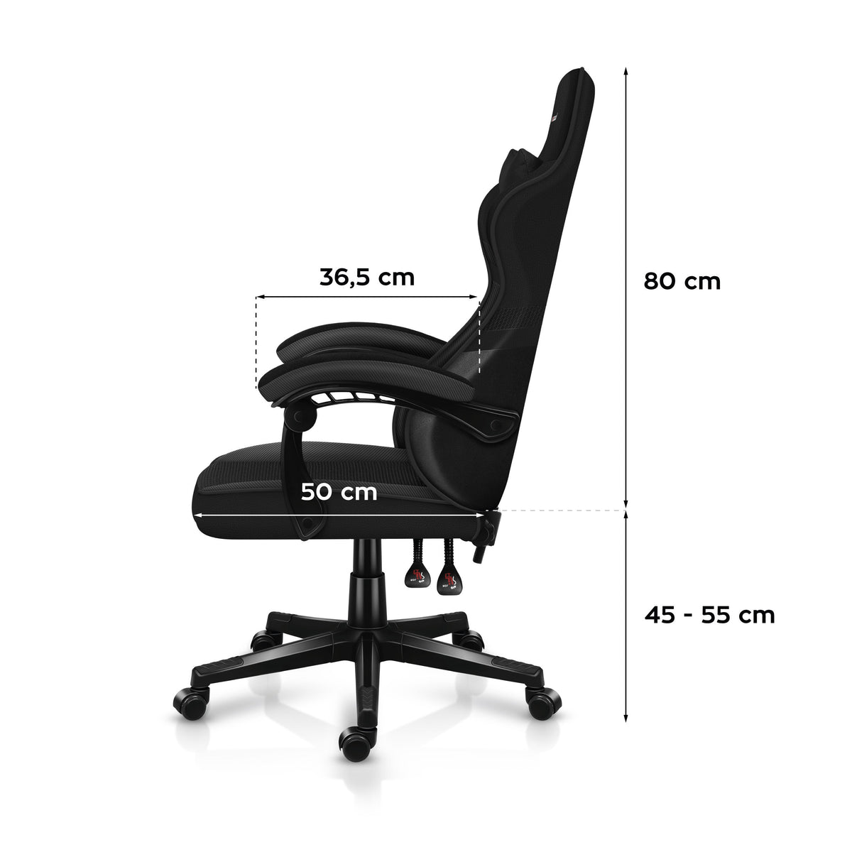 Fotel Gamingowy HUZARO FORCE 4.4 Carbon