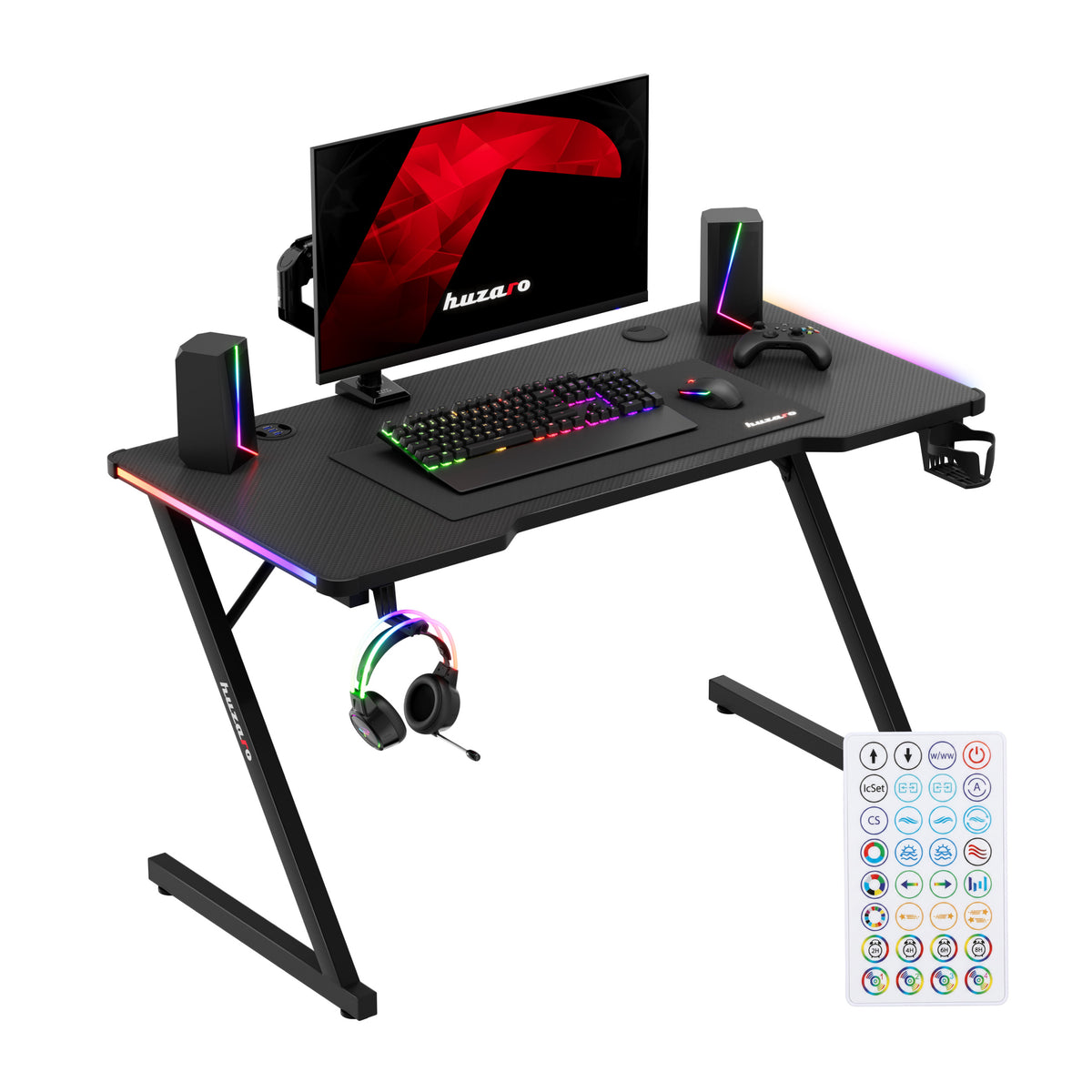Biurko Gamingowe Huzaro Hero 2.5 RGB LED 120 cm