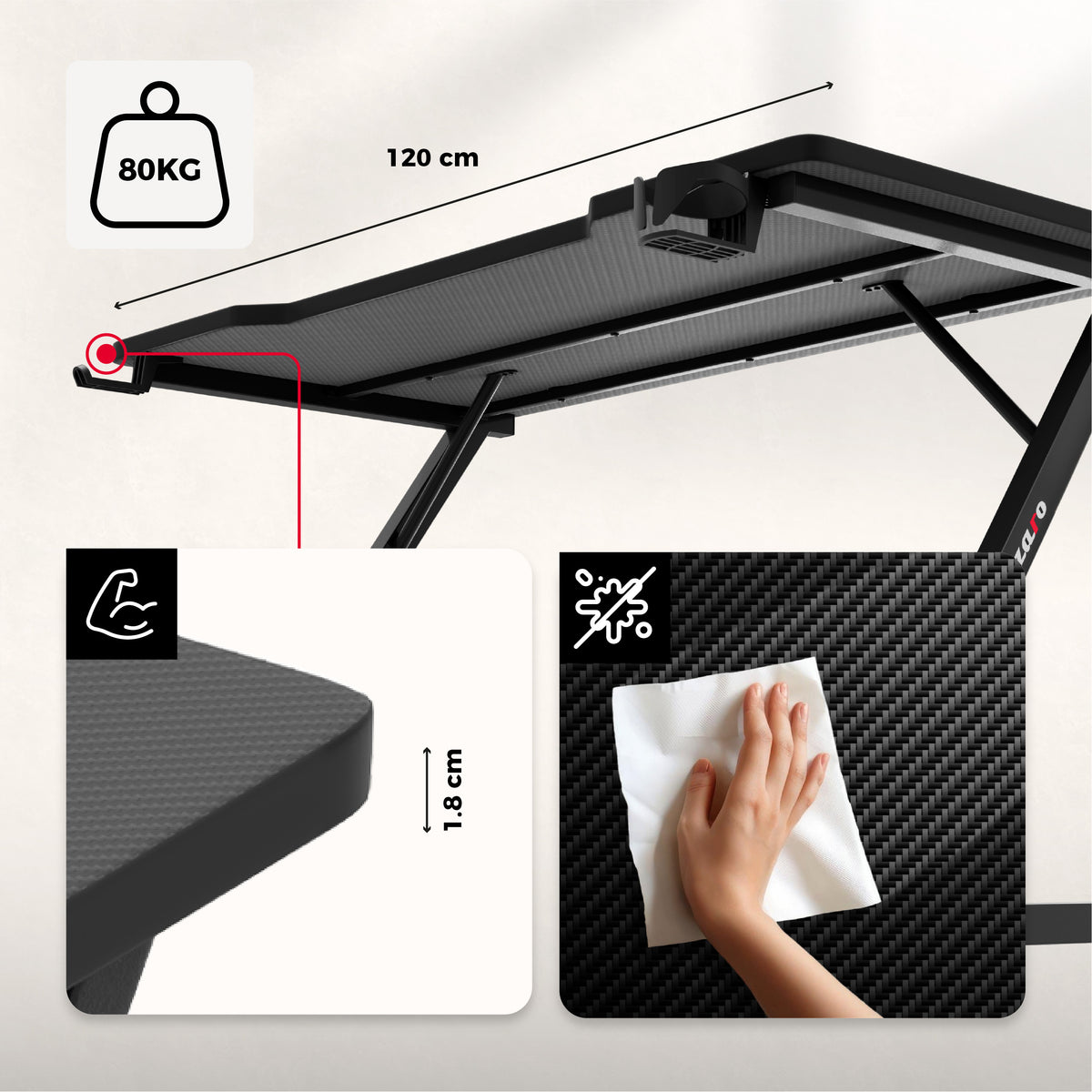 Blat z powłoką Carbon Flex