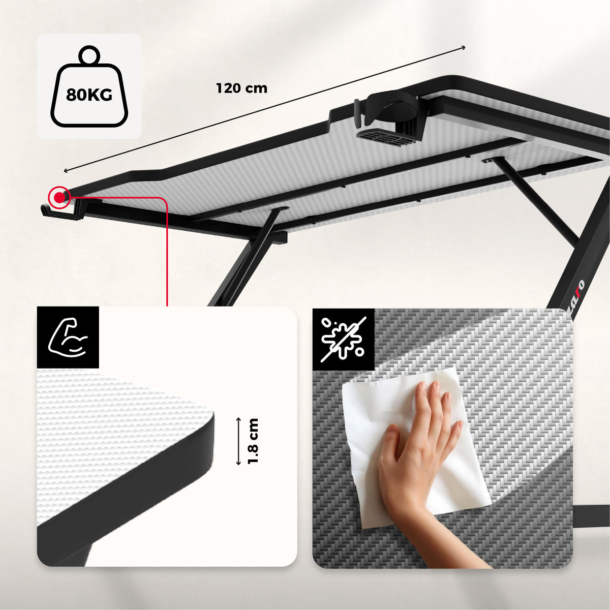 Blat z powłoką Carbon Flex