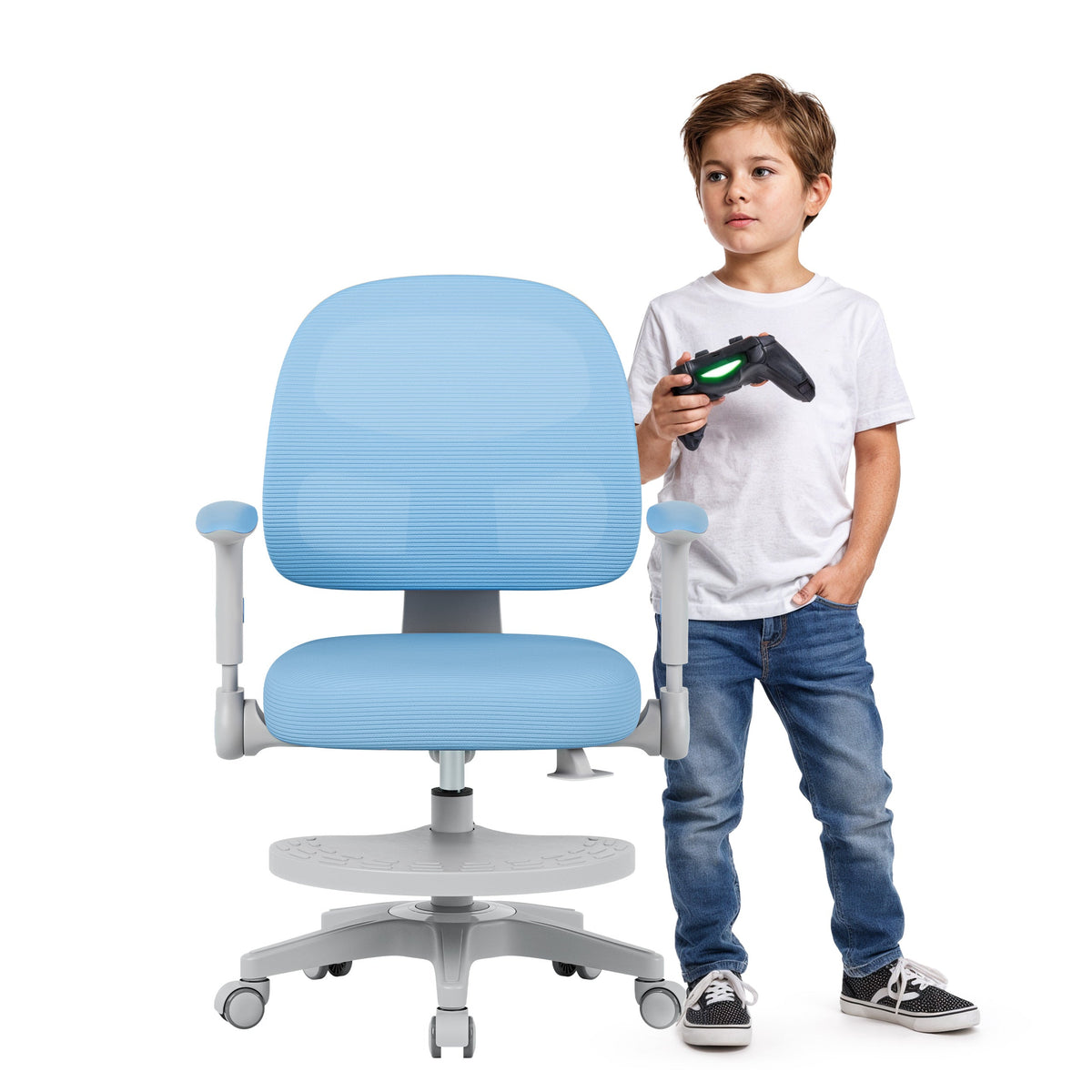 Fotel obrotowy Mark Adler JUNIOR 5.0 Blue OUTLET