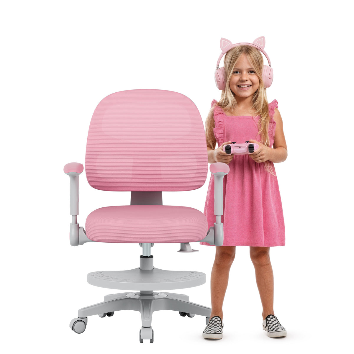 Fotel obrotowy Mark Adler JUNIOR 5.0 Pink OUTLET