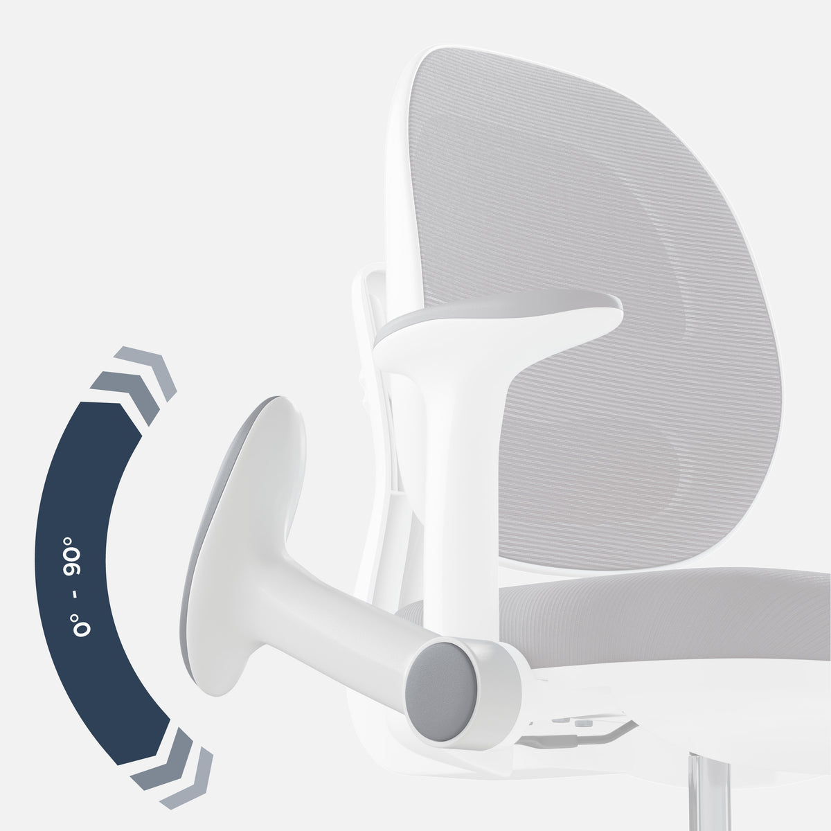 Ergonomiczny fotel do biurka dla dziecka Mark Adler Junior 3.6 Grey
